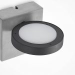 Lucande Belna utend⌀rs LED-vegglampe betong sensor