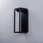Lucande Faskia utend⌀rs LED-vegglampe i svart