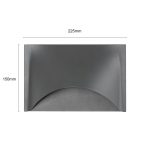 Lucande Gianovia utend⌀rs LED-vegglampe, aluminium