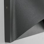 Lucande Gianovia utend⌀rs LED-vegglampe, aluminium