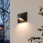 Lucande Gianovia utend⌀rs LED-vegglampe, aluminium