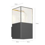 Lucande Keke utend⌀rs vegglampe