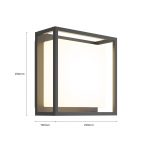 Lucande Kuga utend⌀rs LED-vegglampe