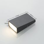 Lucande Kyle utend⌀rs LED-vegglampe, IP54
