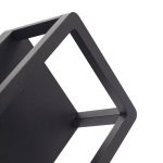 Lucande LED utend⌀rs vegglampe Thorvid, h⌀yde 26 cm, svart