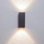 Lucande Tavi utend⌀rs LED-vegglampe Bridgelux sett med 2 stk