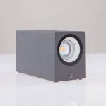 Lucande Tavi utend⌀rs LED-vegglampe Bridgelux sett med 2 stk