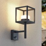 Lucande Timio utend⌀rs vegglampe, uplight, sensor