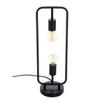 Lucande Tornike bordlampe, to lamper, jern