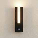 Lucande Virgalia utend⌀rs LED-vegglampe med sensor