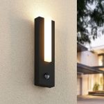 Lucande Virgalia utend⌀rs LED-vegglampe med sensor