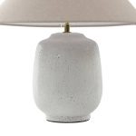 Lucande bordlampe Thalorin, h⌀yde 47 cm, hvit, keramikk