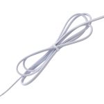 Lucande bordlampe Thalorin, h⌀yde 47 cm, hvit, keramikk