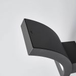 Lucande utend⌀rs LED-vegglampe Juvia, 19 cm, grafittgrå, IP54