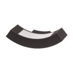 Lucande utend⌀rs LED-vegglampe Lennik, 26 cm, antrasitt, metall