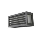 Lucande utend⌀rs vegglampe Aurelien, aluminium, 12,5 cm h⌀y, stripete