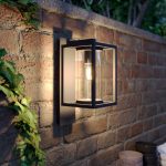 Lucande utend⌀rs vegglampe Ferda, pendel, antrasitt, IP44