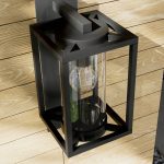 Lucande utend⌀rs vegglampe Ferda, pendel, antrasitt, sensor