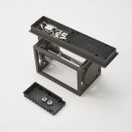 Lucande utend⌀rs vegglampe Ferda, pendel, antrasitt, sensor