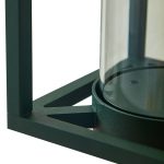 Lucande utend⌀rs vegglampe Ferda, pendel, m⌀rkegr⌀nn, glass