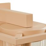 Lucande utend⌀rs vegglampe Ferda, sensor, pendel, beige, glass