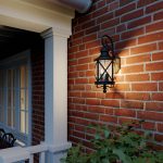 Lucande utend⌀rs vegglampe Marcellino, rust, metall, glass
