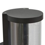 Lucande utend⌀rs vegglampe Zanta, h⌀yde 28,2 cm, IP65, svart