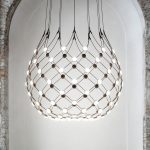 Luceplan Mesh pendellampe ⌀ 100cm trådl⌀s 1m