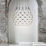 Luceplan Mesh pendellampe ⌀ 100cm trådl⌀s 1m