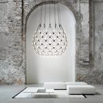 Luceplan Mesh pendellampe ⌀ 100cm trådl⌀s 3m