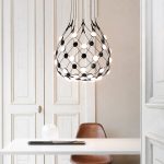 Luceplan Mesh pendellampe ⌀ 100cm trådl⌀s 3m