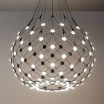 Luceplan Mesh pendellampe ⌀ 80cm trådl⌀s 3m