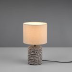 Mala bordlampe i keramikk, ⌀ 15 cm