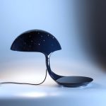Martinelli Luce Cobra Scorpius bordlampe, blå