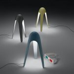Martinelli Luce Cyborg LED-bordlampe, grå