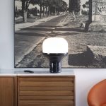 Martinelli Luce Delux bord, 43 cm marmor svart