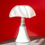 Martinelli Luce Minipistrello bordlampe hvit