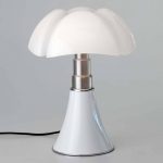 Martinelli Luce Minipistrello bordlampe hvit