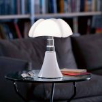 Martinelli Luce Minipistrello bordlampe hvit