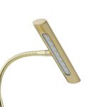 Messingfarget LED-bordlampe Curtis