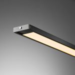 Metz TW LED-pendellampe, CCT, lengde 120 cm, svart