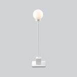 Northern Snowball bordlampe, hvit