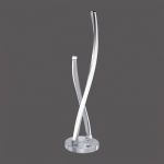 Paul Neuhaus Polina LED-bordlampe, s⌀lv, metall, dimbar