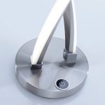 Paul Neuhaus Polina LED-bordlampe, s⌀lv, metall, dimbar