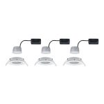 Paulmann 3-pak spot Nova Coin rund svingbar hvit