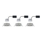 Paulmann 3-pak spot Nova Coin rund svingbar jern