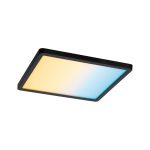 Paulmann Areo ZigBee CCT vinklet svart 23x23cm