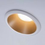 Paulmann Cole LED-spot, gull-hvit, 3-pakning