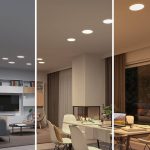 Paulmann LED-panel Veluna rund 3-step CCT 21,5cm