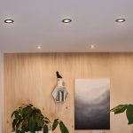 Paulmann Nova Coin 3x rund 3Stepdim stiv svart